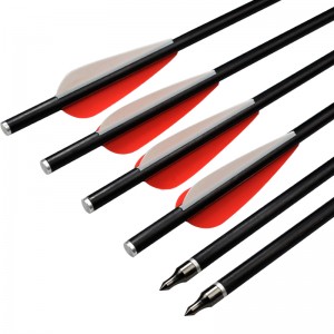 ELONG กลางแจ้ง 117011 16 นิ้ว OD8MM 8031 ​​ไฟเบอร์กลาสน็อตยิงธนูการล่าสัตว์โดยใช้หน้าไม้สายฟ้า