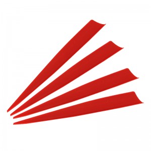 Nika Archery 170017 5 นิ้วโล่ TPU Vane สำหรับยิงธนูทุกชนิดลูกศรยิง