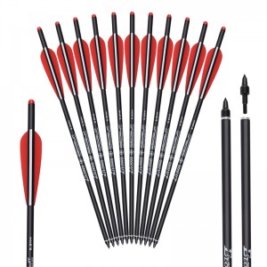 ELONG กลางแจ้ง 116048-01 ID7.62mm 18 นิ้ว Rollfiberglass กลอนยิงธนูสลักเกลียวสลักเกลียว