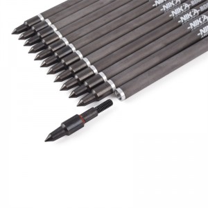 NIKA ยิงธนู 113167-02 ID6.2 มิลลิเมตร 7.5 นิ้วคาร์บอนไฟเบอร์สลักเกลียวพลาสติก N Ock ยิงธนูยิง Cobra ระบบ Adder/R9/RX