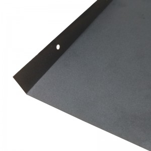 แผ่นฉนวนกันความร้อน PC สีดำแผ่นฉนวนกันความร้อนสารหน่วงไฟสำหรับฝาครอบบนแผ่นฉนวนกันความร้อนที่สามารถพับได้ง่าย