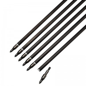 ELONG กลางแจ้ง 114454 ID6.2mm SP500 30 นิ้วคาร์บอนไฟเบอร์ลูกศรไก่งวงยิงธนูขนนก