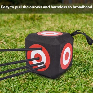 ELONG กลางแจ้ง 410033 23 * 23 ซม. EVA ยิงธนูเป้าหมายที่ใช้กันอย่างแพร่หลายในการยิงธนูเป้าหมายการยิงและการปฏิบัติ