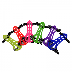 ELONG กลางแจ้ง 440001 แขนยามยางนุ่มปรับยิงธนูยิงธนูสองครั้งโดยใช้การป้องกัน