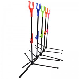 Nika ยิงธนู 46ST01 250Gram แบบพกพาที่สามารถปรับโบว์ยืนสำหรับยิงธนูการยิงธนูธนู