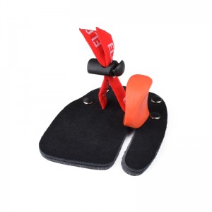 ELONG กลางแจ้ง 42FT02 RH M ขนาดนิ้วแท็บยิงธนูอุปกรณ์เสริมสำหรับ R Ecurve โบว์ยิงการป้องกันนิ้ว