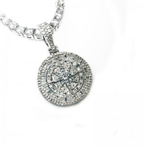 BLINing BLING จี้สร้อยคอ 18 พันทองชุบผู้ชายเครื่องประดับฮิปฮอปของผู้หญิง