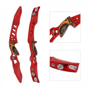 Nika ยิงธนู 220010 ET-3 21 นิ้ว RH ILF RECURVE Riser สำหรับ R Ecurve Bow กลางแจ้งยิงเป้าหมาย
