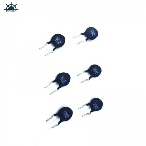 ผู้ผลิตเดิมตัดตะกั่วโค้งรูปร่างตะกั่วสีดำ 3 โอห์ม 3D9 เส้นผ่าศูนย์กลาง 9 มิลลิเมตรต้านทานพลังงานเทอร์มิสเตอร์