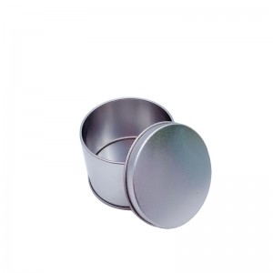 ที่กำหนดเองหรูหรารอบที่มีฝาปิดเทียนหอมขนาดใหญ่กระป๋อง Citronela กระป๋องเทียน (65 มม. * 50 มม.)