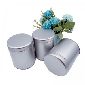 Frosted อาหารเกรดเหล็กวิลาดปิดผนึกรอบกระป๋องเงินกันชนภายในปกกระป๋องชา (90 มิลลิเมตร * 90 มิลลิเมตร)