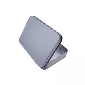 บัตรเล่นบานพับโลหะกล่องดีบุกป้ายของขวัญกล่องดีบุก 115 * 85 * 22 มิลลิเมตร