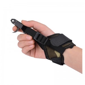 ELONG กลางแจ้ง 42RA05-CA ที่วางจำหน่าย Camo ผู้ใหญ่คาลิปเปอร์ที่วางจำหน่ายทริกเกอร์สายรัดข้อมือยิงธนูธนูผสมอุปกรณ์เสริม