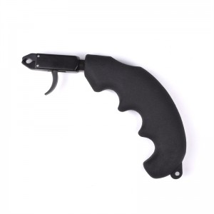 ELONG กลางแจ้ง 42RA03 สีดำนิ้วหัวแม่มือปล่อยช่วยเหลือยิงธนูธนูทดกำลังการถ่ายภาพโดยใช้ตัวช่วยปล่อย