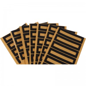 ขยายกันน้ำโฟมสีดำดูดซับแรงกระแทกกันน้ำโฟมอุปกรณ์อุตสาหกรรมโฟมกาวขึ้นรูป