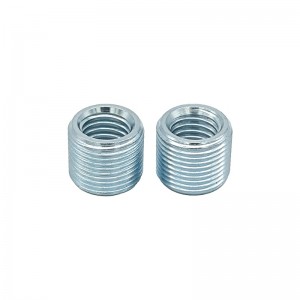 Anodized OEM Precision มิลลิ่งชิ้นส่วนเปลี่ยนด้ายชุบสังกะสีแทรก