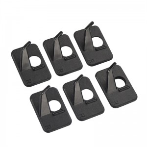 ELONG กลางแจ้ง 250002-01 RH พลาสติกสีดำสีลูกศร R Ecurve ลูกศรส่วนที่เหลือสำหรับการยิงเป้าหมายโบว์กลางแจ้ง