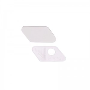 ELONG กลางแจ้ง 25ar05 RH โปร่งใสพลาสติกสีขาวลูกศรส่วนที่เหลือสำหรับ Bow R Ecurve