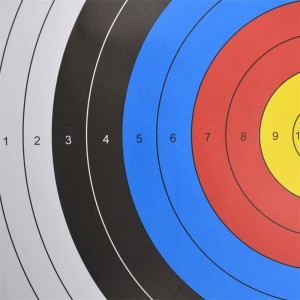 ELONG กลางแจ้ง 41TF01 60 * 60 เซนติเมตรเป้าหมายใบหน้ากระดาษสำหรับยิงธนูการปฏิบัติเป้าหมายการยิง