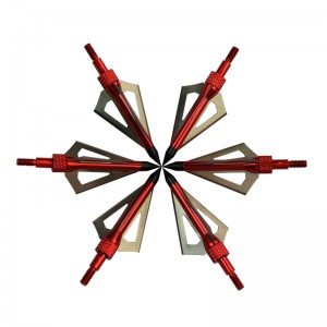 Nika ยิงธนู 15B005 100/125 ข้าวสแตนเลส Broadhead สำหรับยิงธนูโบว์ล่าสัตว์ 3 ใบมีด Broadhead