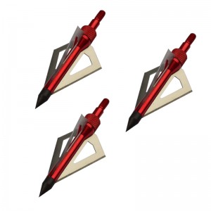 Nika ยิงธนู 15B005 100/125 ข้าวสแตนเลส Broadhead สำหรับยิงธนูโบว์ล่าสัตว์ 3 ใบมีด Broadhead