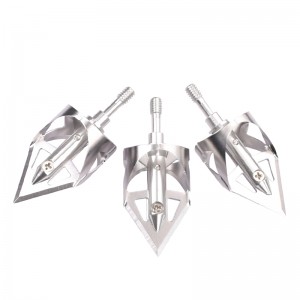 NIKA ยิงธนู 15B025 100 เม็ด Broadheads สำหรับยิงธนูลูกศรจุด c rossbow สายฟ้าล่าสัตว์