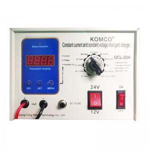 Komco เครื่องชาร์จแบตเตอรี่ 12V/24V/36V/48V/60V/72V แรงดันไฟฟ้าและปัจจุบันปรับ, เครื่องชาร์จยานยนต์และผู้ดูแลสำหรับรถยนต์, รถบรรทุก, รถกอ...