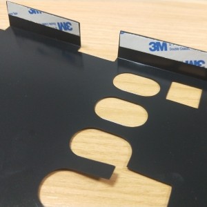 แผ่นฉนวนกันความร้อนพีซีสีดำ 0.5 มม. ง่ายต่อการพับและสร้างแผ่น mylar, สารหน่วงไฟแบตเตอรี่ฉนวนกันความร้อนแผ่นแปรรูปผ้าไหม