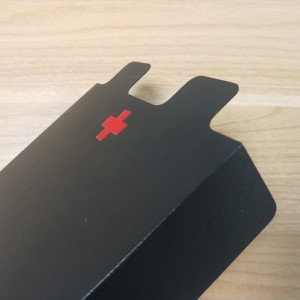 ง่ายพับพีซีแบตเตอรี่ฉนวนกันความร้อนแผ่นสีดำหน้าจอผ้าไหมพิมพ์ปะเก็นฉนวนกันความร้อนตงกวนอุณหภูมิสูงแผ่น Mylar