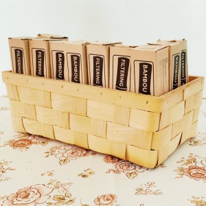 ผลิตภัณฑ์ที่เรียบง่ายขายตะกร้าบรรจุภัณฑ์ไม้ชิป