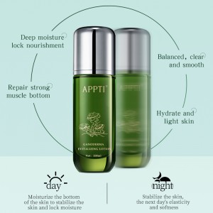 Appti ผลิตภัณฑ์ดูแลผิวโลชั่น Ganoderma เยาวชนให้ความชุ่มชื้นไวท์เทนนิ่งบำรุงผิวหน้าโลชั่น