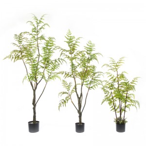 ร้อนขายสมจริง chlorophytum ต้นไม้ comosum พืชเทียมต้นไม้เทียมกระถางเฟิร์น