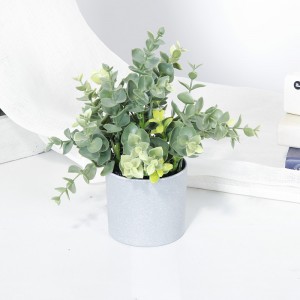 โรงงานโดยตรงจัดหาที่ออกแบบใหม่พืชกระถางเทียมสีเขียวเทียมตกแต่งด้วยความรู้สึกที่ดูดีและสัมผัสจริง