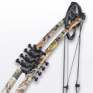 Elongarrow240001 ยิงธนูธนูผสมโบว์ยาง Dampeners สีดำธนูอุปกรณ์เสริม