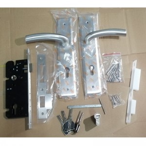 6003 ชุดด้ามจับประตูสเตนเลสสตีลยาว 6003 ล็อคครกร่วมสมัยที่ทันสมัย