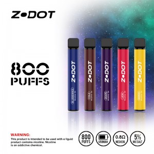 ปากกา vape ทิ้ง 800 พัฟ