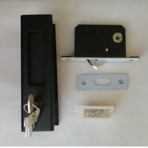 1701 Sliding Barn Door Latch Latch Lock ประตูล็อคล็อคที่อยู่ไม่ได้