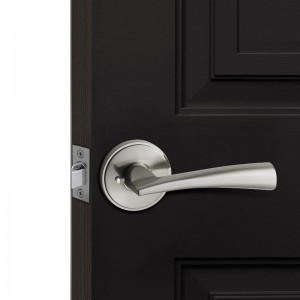 R7604 มือจับประตูคันโยกความเป็นส่วนตัวพร้อมการติดตั้งสกรูที่ซ่อนง่าย