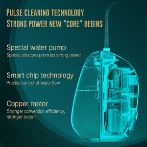 อุปทานโรงงานดูแลช่องปากฆ่าเชื้อทำความสะอาดฟันแบบพกพาน้ำ flosser ทำความสะอาดฟันและไวท์เทนนิ่งพับแบบพกพาฟัน