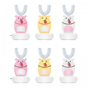 Safe Allasonic ซิลิโคนเด็กแปรงสีฟันไฟฟ้าเด็กแปรงดนตรีด้วยความสนุกสนาน