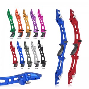 Elongarrow 221006 ET-8 25 นิ้วอลูมิเนียมอัลลอยด์ LH ILF ยิงธนู recurve โบว์จับไรเซอร์