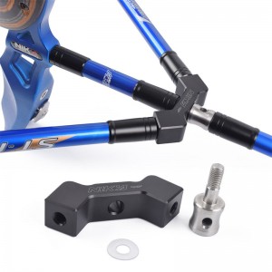 Nika ยิงธนู 240030-02 0degree 40 องศายิงธนู recurve โบว์ stabilizer v-bar