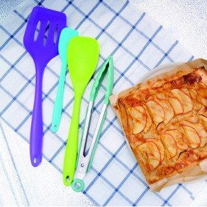 ไม้พายซิลิโคนชุดครัวซิลิโคนชุดเครื่องมือทำอาหารไม่ติด