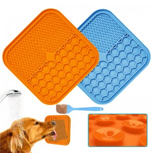 ขายส่งซิลิโคน PET เลีย Pad, ให้อาหารเสื่อสำหรับแมวสุนัข, เลียเสื่อสัตว์เลี้ยงอาบน้ำสิ่งที่ทำให้ไขว้เขว
