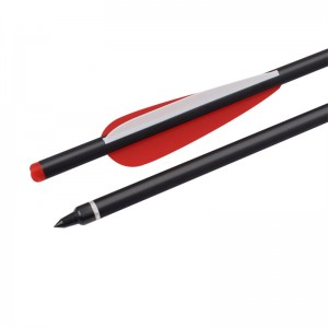 ELONGARROW 116048 20 นิ้ว 7.62 * 8.8 มิลลิเมตรกลากกลอนกลอนสำหรับหน้าไม้ล่าสัตว์กลางแจ้ง