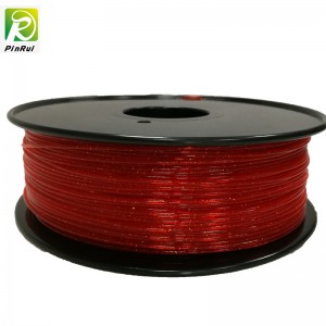 Pinrui เครื่องพิมพ์ 3D 1.75mm PLA Shining ประกาย Glitter Filents สำหรับเครื่องพิมพ์ 3D