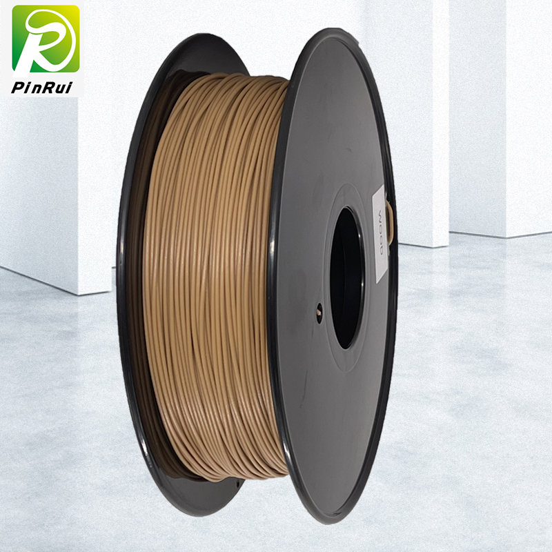 Pinrui เครื่องพิมพ์ 3D 1.75 มม. เส้นใยไม้สีเข้มสำหรับเครื่องพิมพ์ 3D