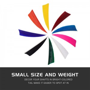 Elongarrow 172313 3inches โล่ขนไก่งวงสำหรับลูกศรยิงธนู