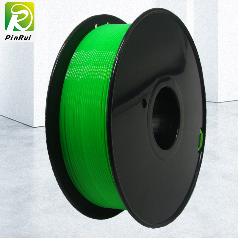 Pinrui ที่มีคุณภาพสูง 1 กก. 3D PLA เครื่องพิมพ์ Filament สีเขียว