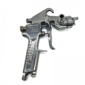 แอร์สเปรย์ปืน 1/1.3/1.5/1.8mm หัวฉีด 600/400 มล. ความจุที่มีประสิทธิภาพสูงอุตสาหกรรมเกรด Atomizing นิวเมติกสีเครื่องมือสำหรับรถยนต์และเฟอร...